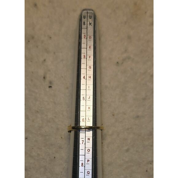 Vintage 10K Yellow Gold Opal Ring Size 6.25 – Oval White Opal Art Deco Style Set - Picture 3 of 4